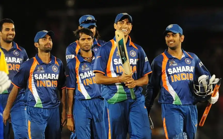 India's Asia Cup 2010 Jersey [Source: @CricCrazyJohns/X.com]